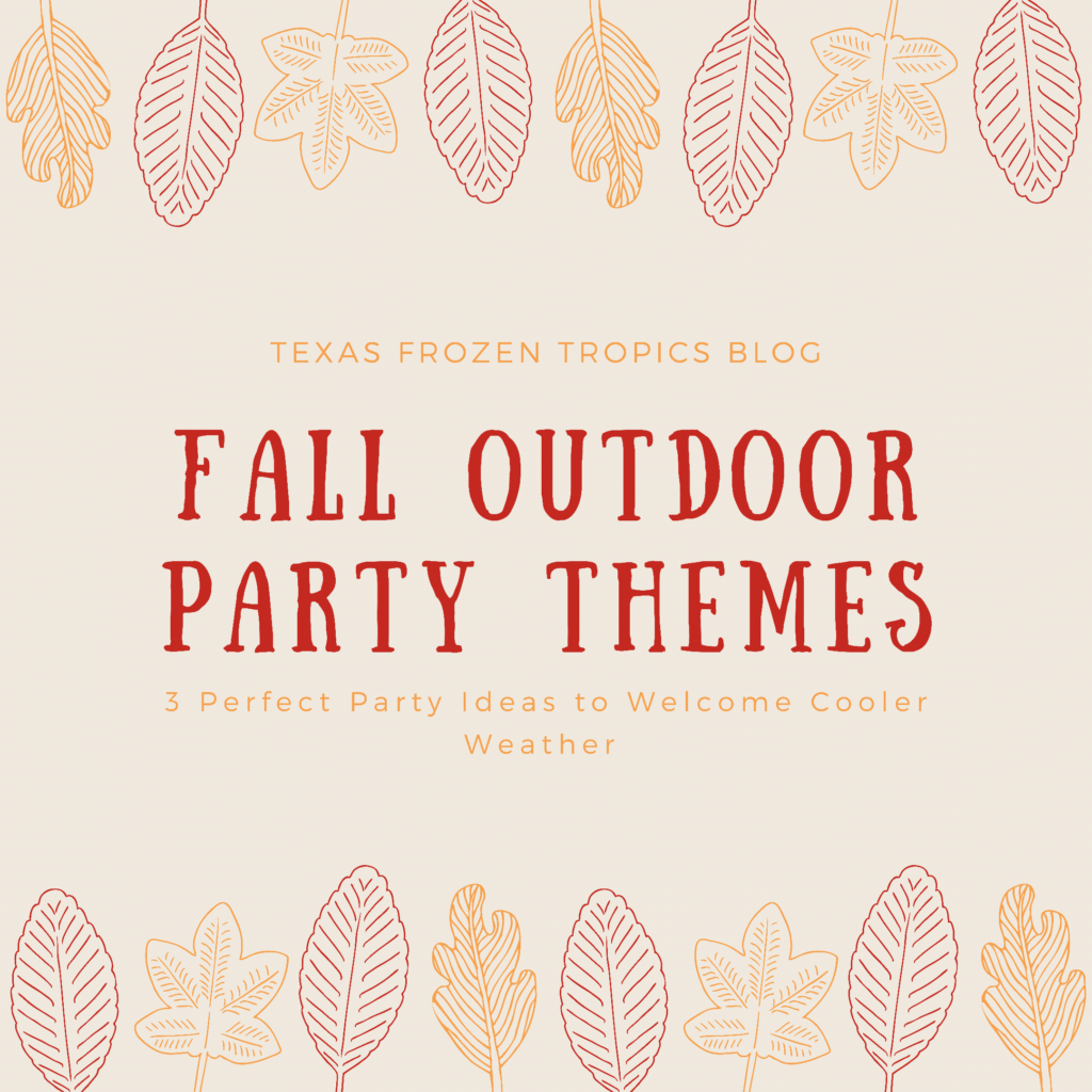 3 Fall Outdoor Party Themes