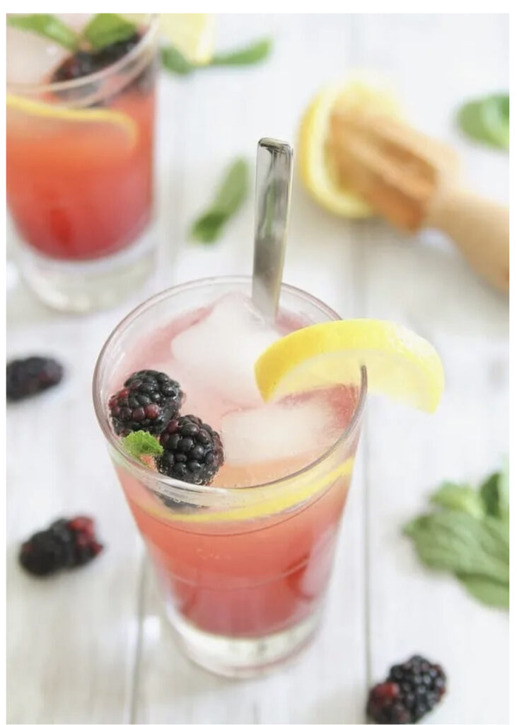 Springtime Cocktail Recipe Blackberry Mocktail