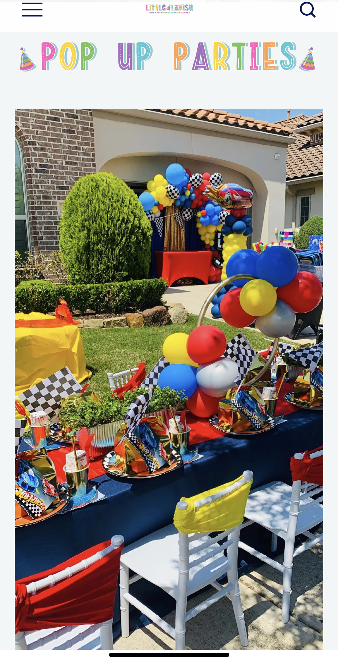 Kids party rentals pop up party