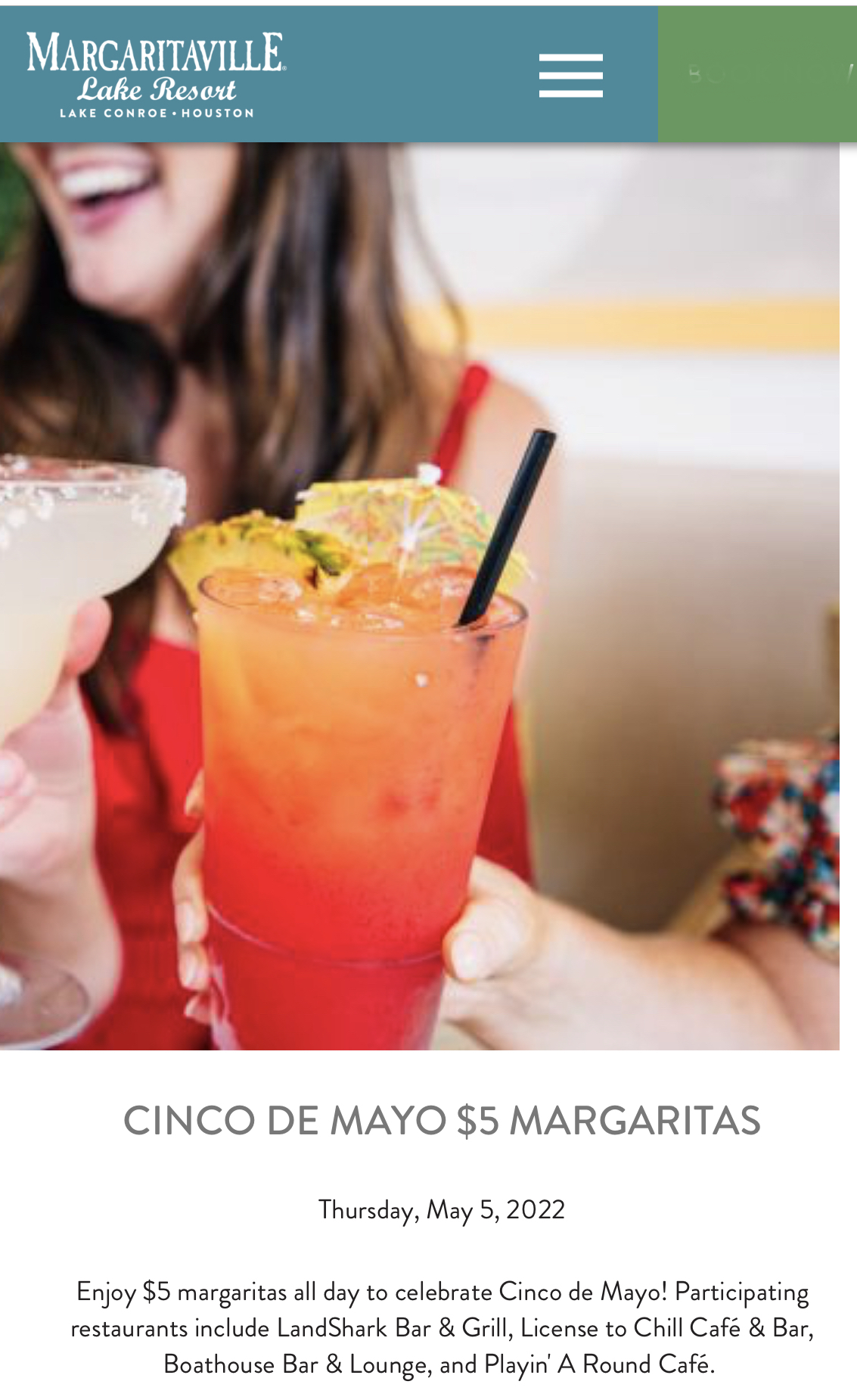 Cinco de Mayo Margartiaville