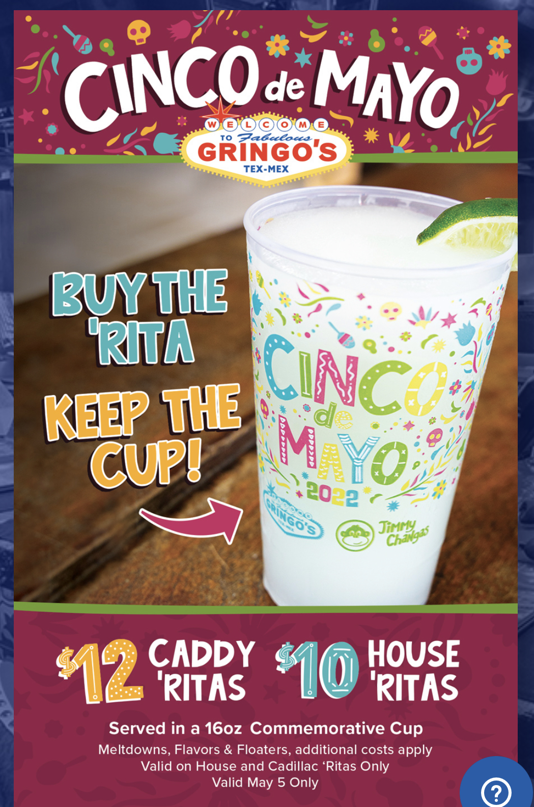 Cinco de Mayo frozen drinks