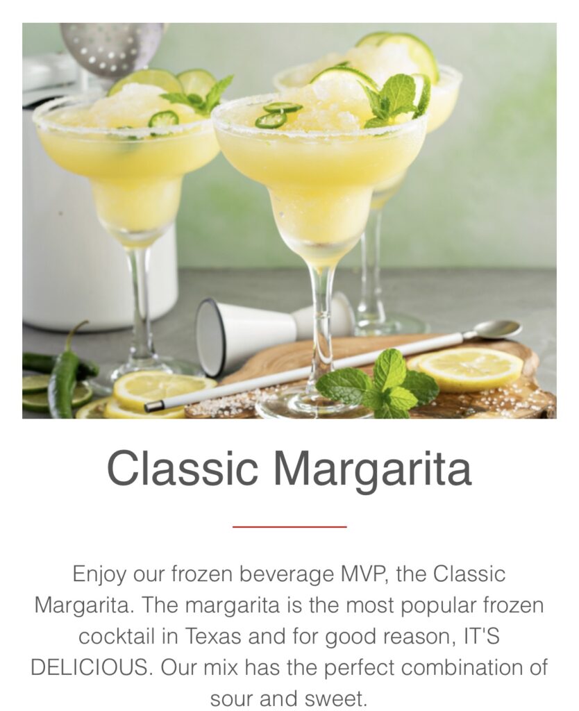 National BBQ month classic margarita Texas frozen tropics