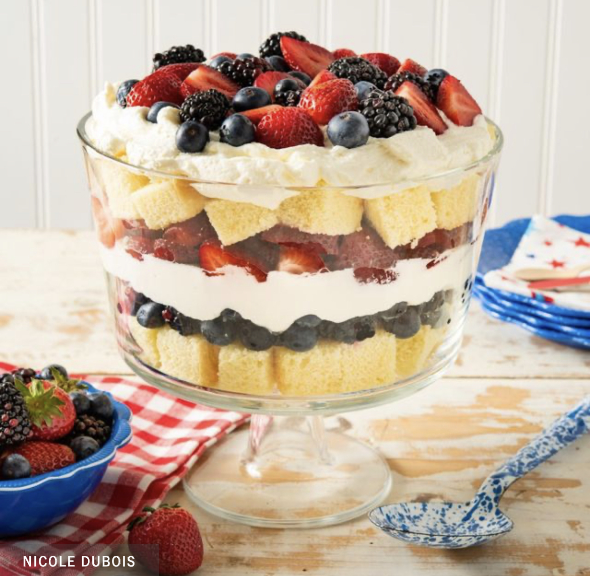 Fourth of July Trifle